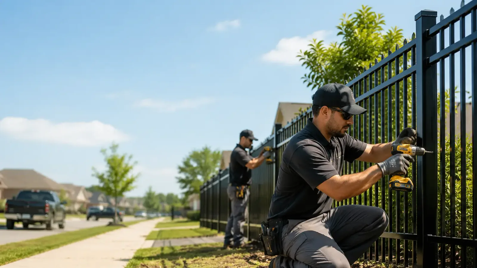 Metal Fence Installation in Okolona, AR